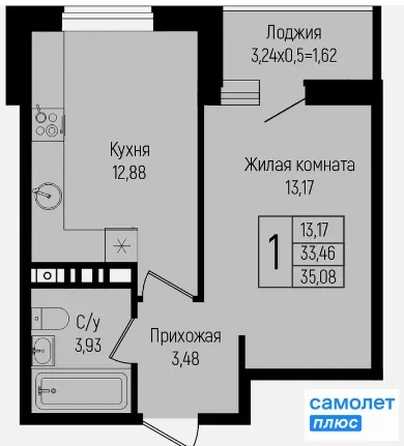 
  Продается 1-комн. квартира 35.1 м², в ЖК  Коллекция, дом «Время». Фото 15.