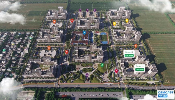 
  Продается 3-комн. квартира 75.4 м², в ЖК Ботаника, литер 1.1. Фото 9.