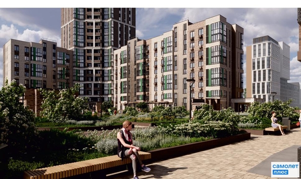
  Продается 1-комн. квартира 34.9 м², в ЖК Парковый, литер 1. Фото 1.