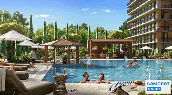 
  Продается номер в отеле 39 м², в ГК Корсаков, корпус 3. Фото 1.