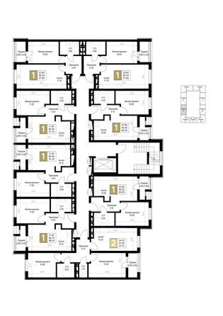 
  Продается 1-комн. квартира 37.8 м², в ЖК На Высоком берегу, дом 1. Фото 20.