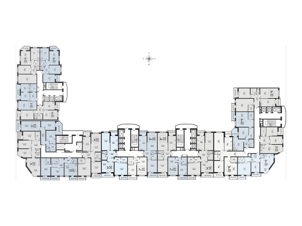 
  Продается 3-комн. квартира 90.3 м², в ЖК Гулливер, литер 1. Фото 2.