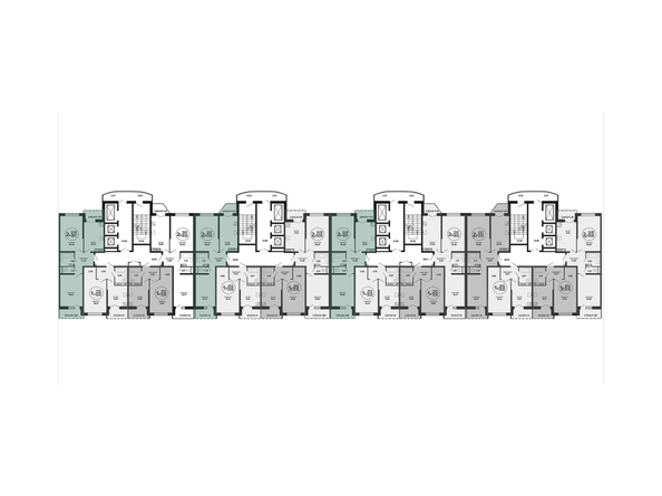 
  Продается 2-комн. квартира 55.9 м², в ЖК Гулливер, литер 2. Фото 2.