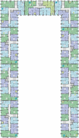 
  Продается 1-комн. квартира 37.6 м², в ЖК Зеленая территория, литера 1.2. Фото 3.