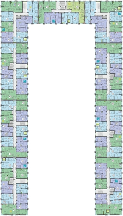
  Продается 1-комн. квартира 35.5 м², в ЖК Зеленая территория, литера 1.2. Фото 3.