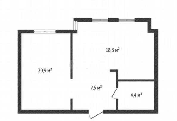 
  Продается 1-комн. квартира 52 м². Фото 18.
