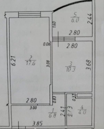 
  Продается 1-комн. квартира 44 м², в ЖК Хорошая погода, литера 1. Фото 16.
