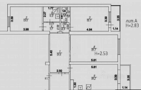 
  Продается 3-комн. квартира 94.4 м². Фото 20.