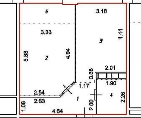 
  Продается 1-комн. квартира 44 м². Фото 13.