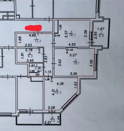 
  Продается 2-комн. квартира 74 м². Фото 10.