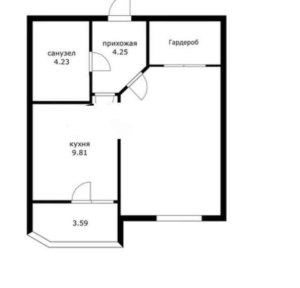 
  Продается 1-комн. квартира 40 м². Фото 15.