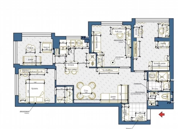 
  Продается 3-комн. квартира 82 м², в МКР Любимово, 2 квартал литер 2. Фото 5.