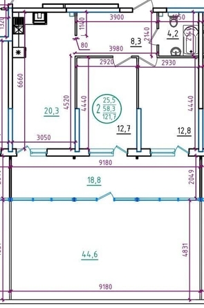 
  Продается 2-комн. квартира 80 м². Фото 29.