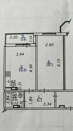
  Продается 1-комн. квартира 44 м². Фото 12.
