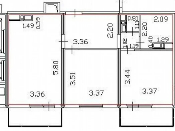 
  Продается 2-комн. квартира 55.9 м². Фото 17.