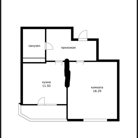 
  Продается 1-комн. квартира 47 м². Фото 29.