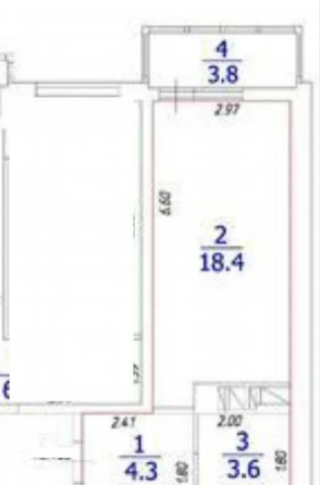 
  Продается 1-комн. квартира 30 м². Фото 7.