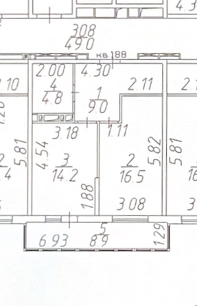 
  Продается 1-комн. квартира 53.4 м². Фото 17.