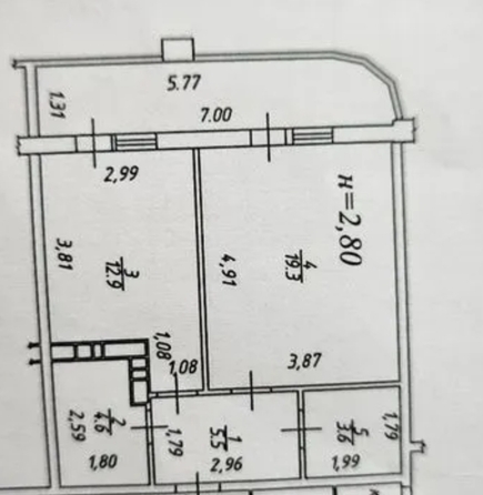 
  Продается 1-комн. квартира 46 м². Фото 12.