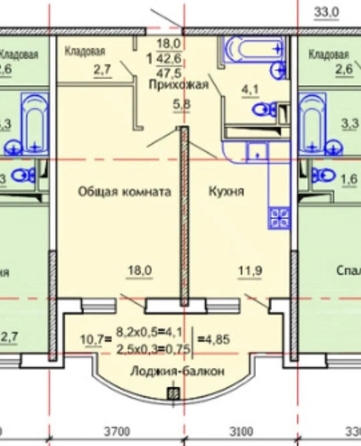
  Продается 1-комн. квартира 53 м². Фото 14.