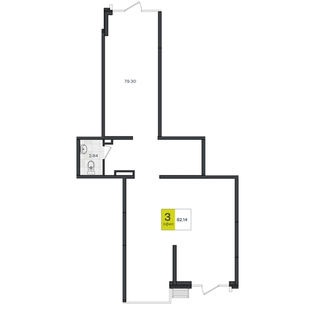 
  Продается офис 82.14 м². Фото 1.