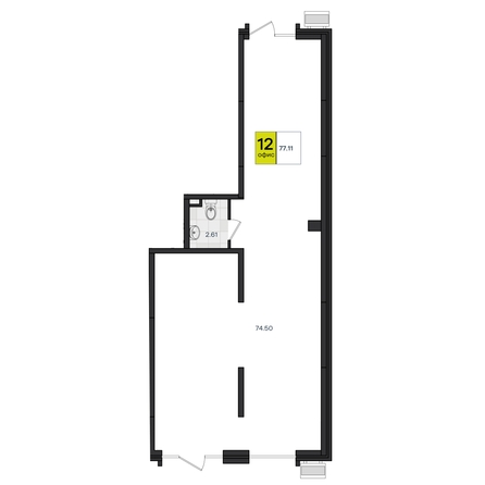 
  Продается офис 77.11 м². Фото 1.