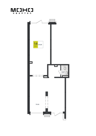 
  Продается торговая площадь 81.61 м². Фото 1.