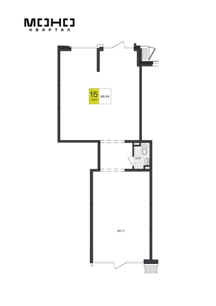 
  Продается универсальное помещение 89.08 м². Фото 1.