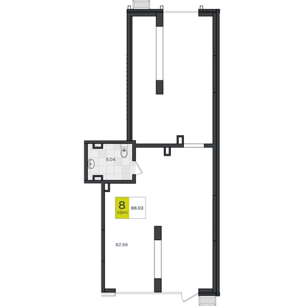
  Продается торговая площадь 88.03 м². Фото 1.
