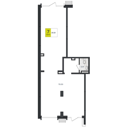
  Продается торговая площадь 81.61 м². Фото 1.