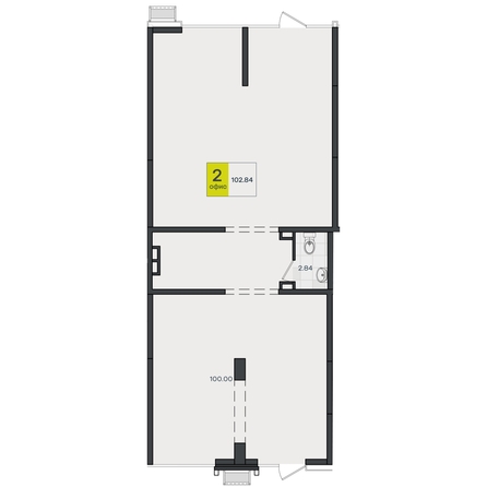 
  Продается универсальное помещение 102.84 м². Фото 1.