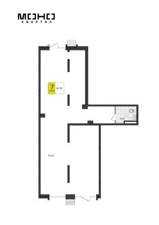
  Продается офис 98.7 м². Фото 1.