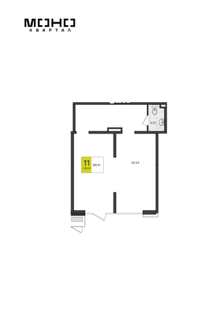 
  Продается торговая площадь 55.07 м². Фото 1.