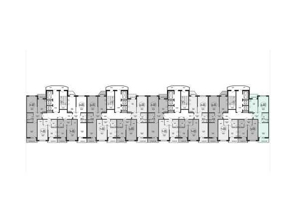
  Продается 2-комн. квартира 57.55 м², в ЖК Гулливер, литер 2. Фото 2.