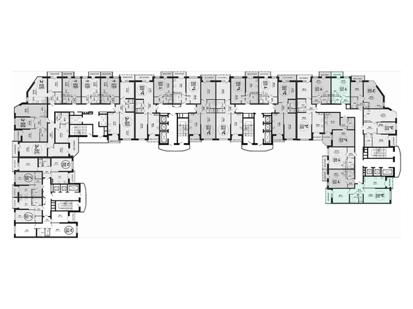 
  Продается студия 23.7 м², в ЖК Гулливер, литер 3. Фото 1.