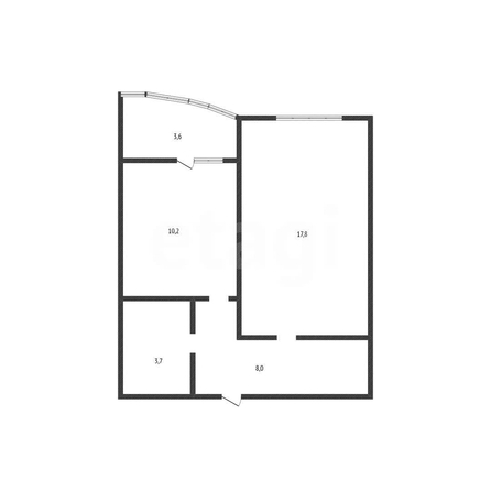 
  Продается 1-комн. квартира 39.7 м², в ЖК Fresh (Фреш), литера 2. Фото 1.