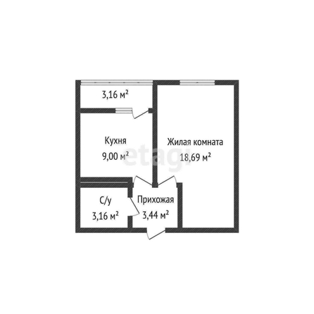 
  Продается 1-комн. квартира 34.6 м², в ЖК Славянка, литера 1. Фото 1.