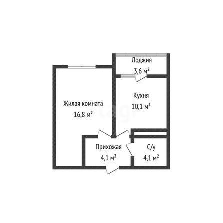 
  Продается 1-комн. квартира 35.8 м². Фото 3.