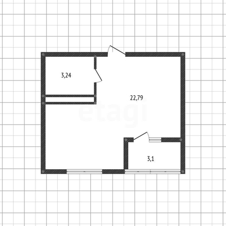 
  Продается студия 26.3 м². Фото 1.
