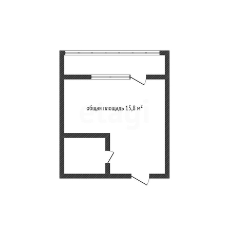 
  Продается студия 15.8 м², в ЖК Самолет, литера 27. Фото 1.