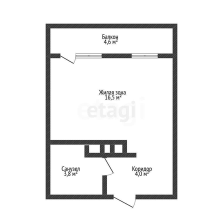 
  Продается студия 24.6 м². Фото 1.