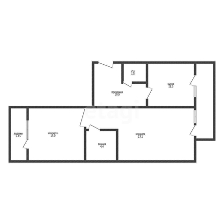 
  Продается 2-комн. квартира 83 м². Фото 1.