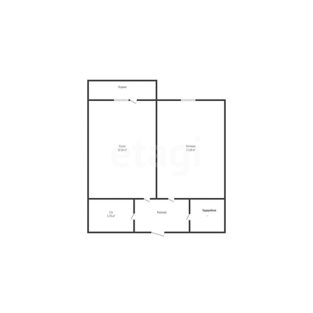 
  Продается 1-комн. квартира 34.7 м², в ЖК Ракурс , литер 5. Фото 1.