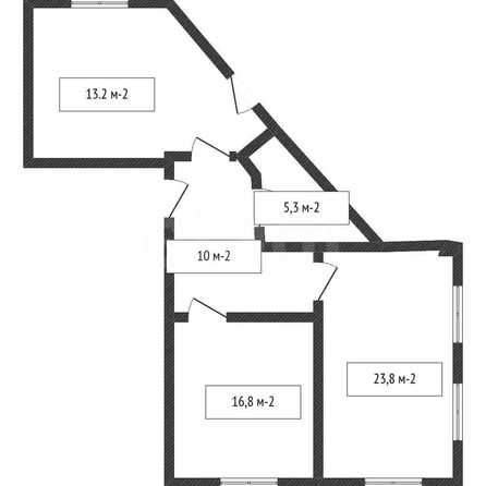 
  Продается 2-комн. квартира 69.1 м². Фото 1.