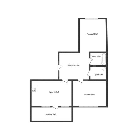
  Продается 2-комн. квартира 63.2 м². Фото 1.