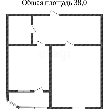 
  Продается 1-комн. квартира 36.8 м², в ЖК Архитектор, литера 3.1. Фото 1.