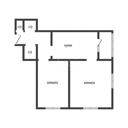 
  Продается 2-комн. квартира 56.1 м². Фото 1.
