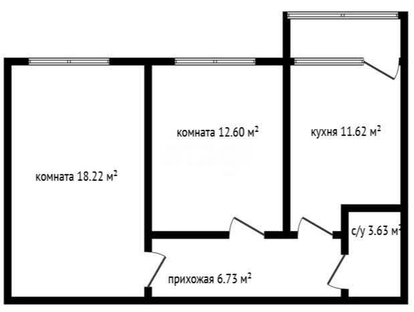 
  Продается 2-комн. квартира 53.5 м². Фото 16.