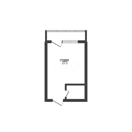 
  Продается студия 27.3 м². Фото 1.