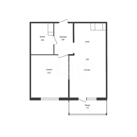 
  Продается 1-комн. квартира 35.1 м². Фото 1.